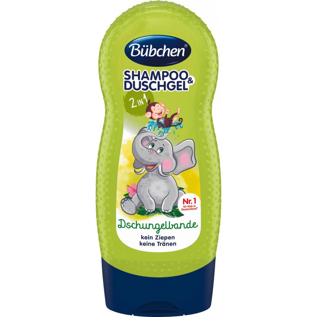 Дитячий шампунь Bubchen для миття волосся і тіла Джунглі 230 мл (7640203240365_12267428) - зображення 1