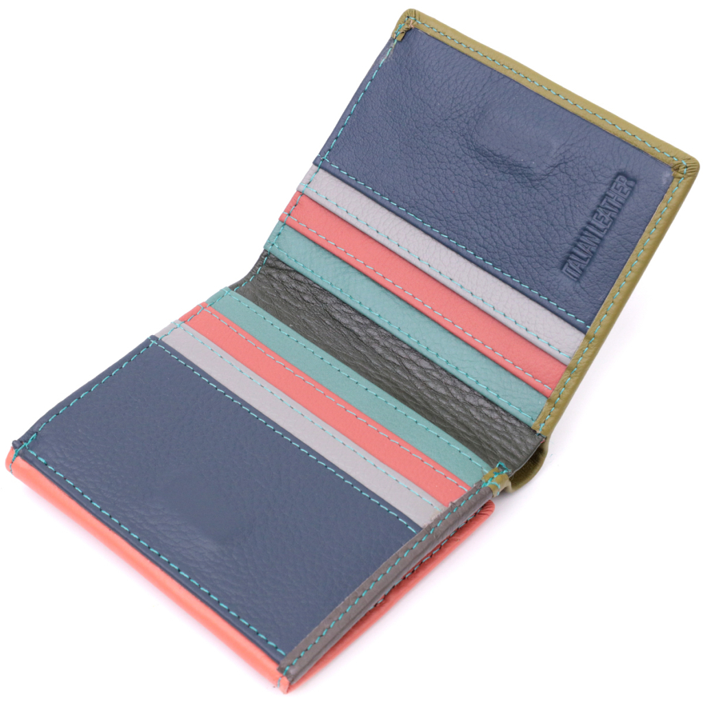Гаманець ST Leather З натуральної шкіри Різнобарвний (19511) - зображення 5