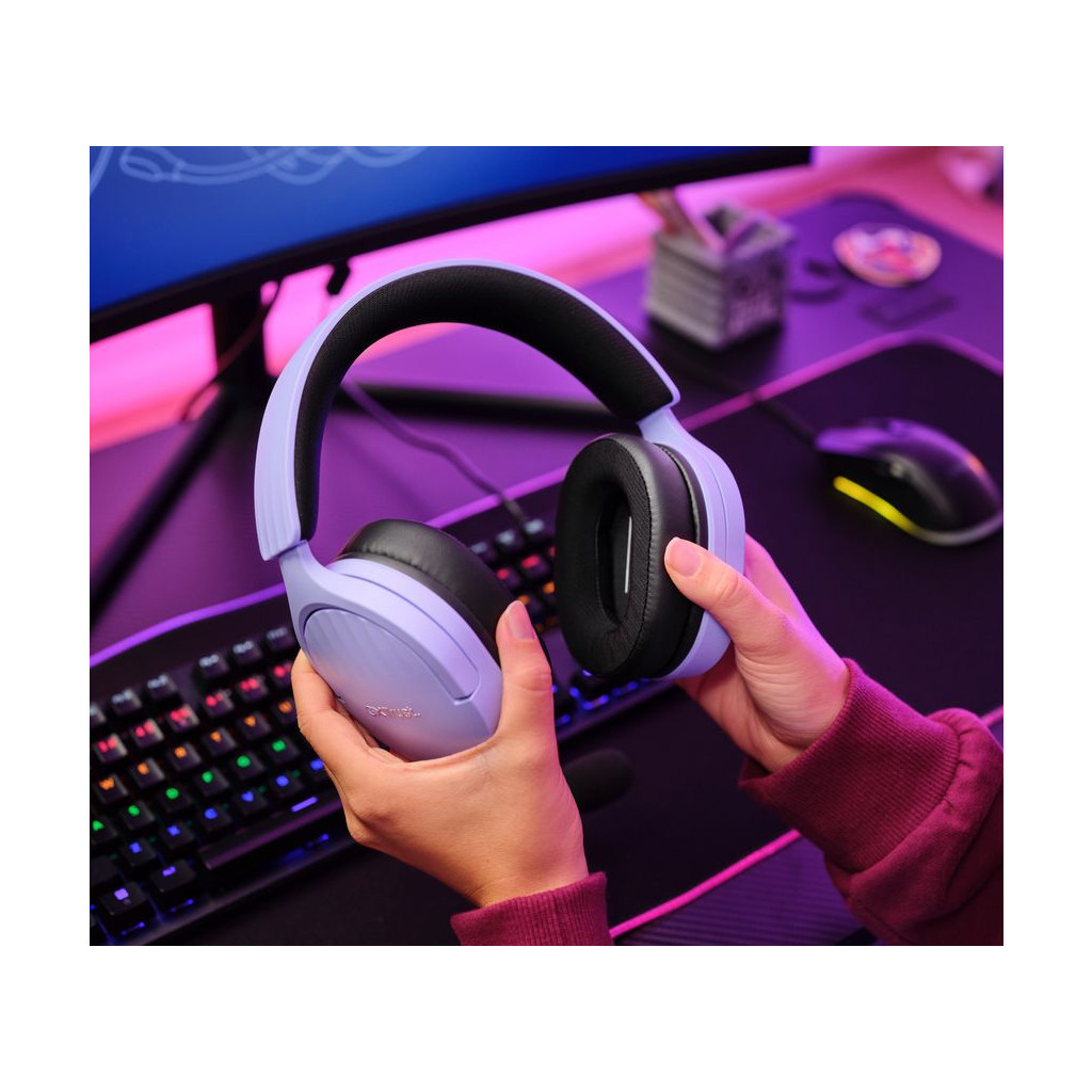 Навушники Trust GXT 489 Fayzo 3.5мм Purple (25301) - зображення 8