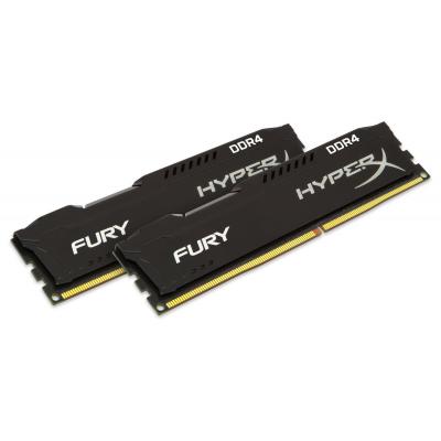 Модуль пам'яті для комп'ютера DDR4 32GB (2x16GB) 2133 MHz HyperX FURY Black Kingston Fury (ex.HyperX) (HX421C14FBK2/32) - изображение 2