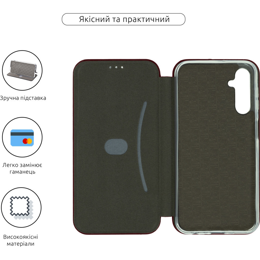 Чохол до мобільного телефона Armorstandart G-Case Samsung A15 4G (A155) / A15 5G Marsala (ARM73652) - зображення 3