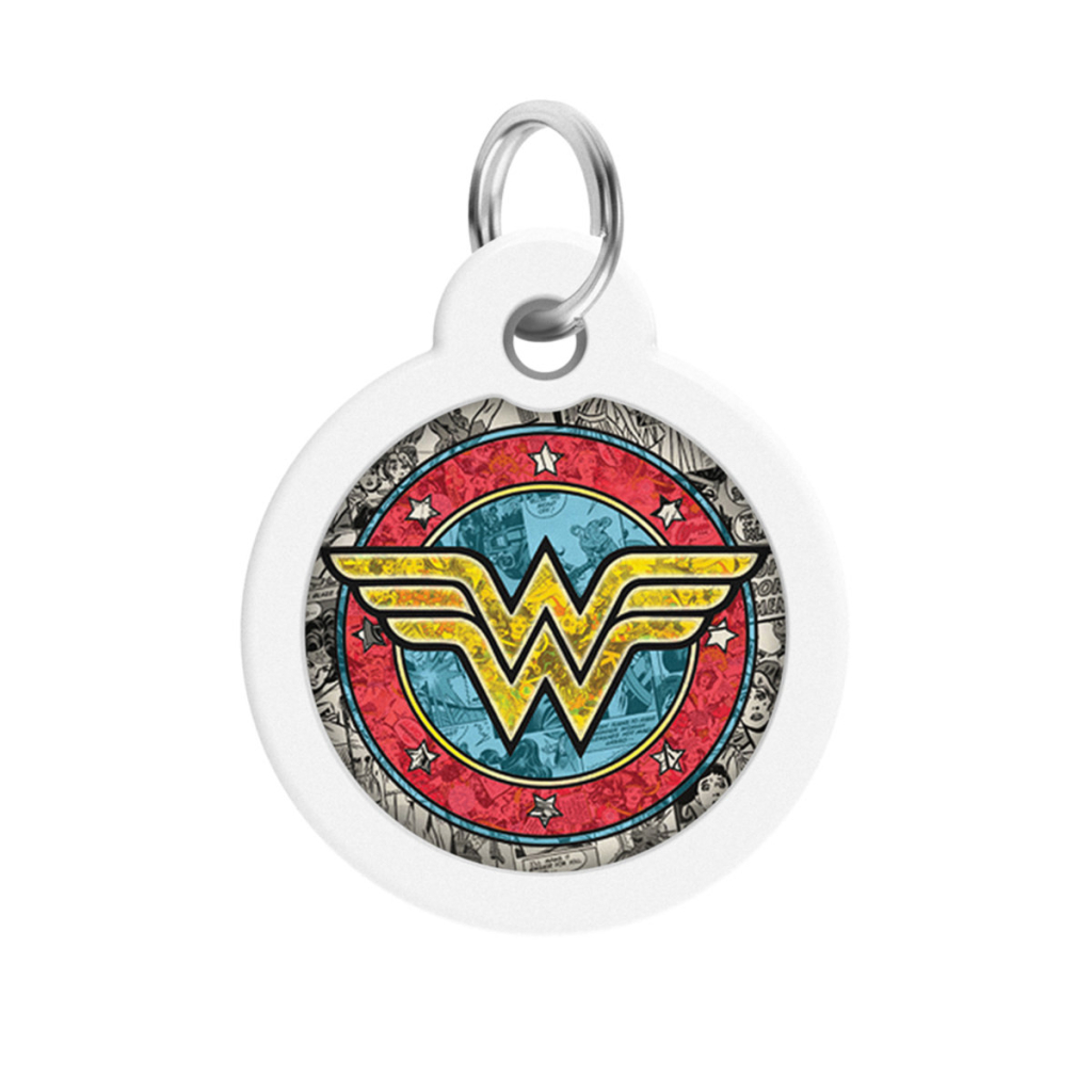 Адресник для тварин WAUDOG Smart ID з QR паспортом "Диво-жінка 2" коло 30 мм (230-1013) - изображение 2