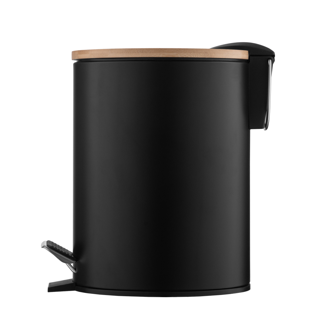Контейнер для сміття Ardesto Minimalism З педаллю Чорний 3 л (ARHB3601BB) - изображение 5