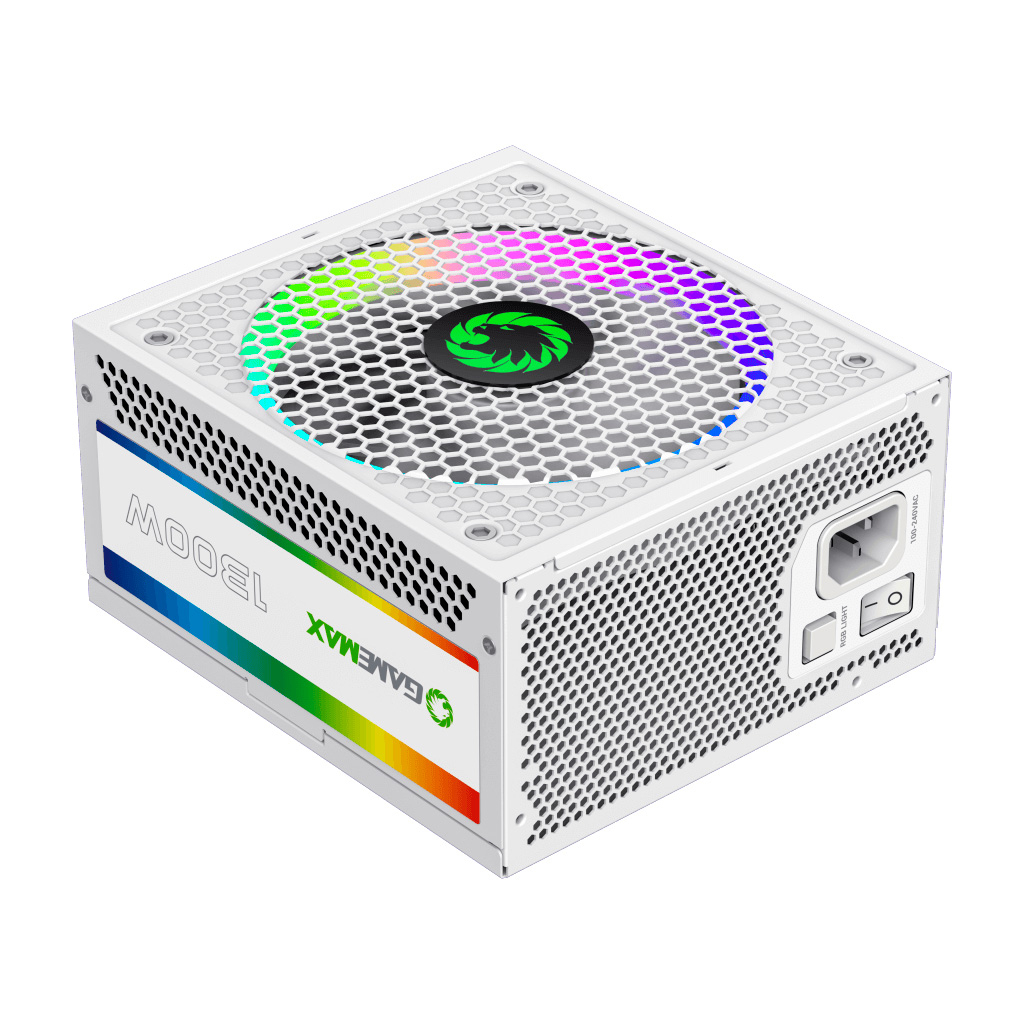 Блок живлення Gamemax 1300W RGB-1300 WH (RGB-1300 WH (ATX3.0/3.1 PCIe5.) - зображення 4