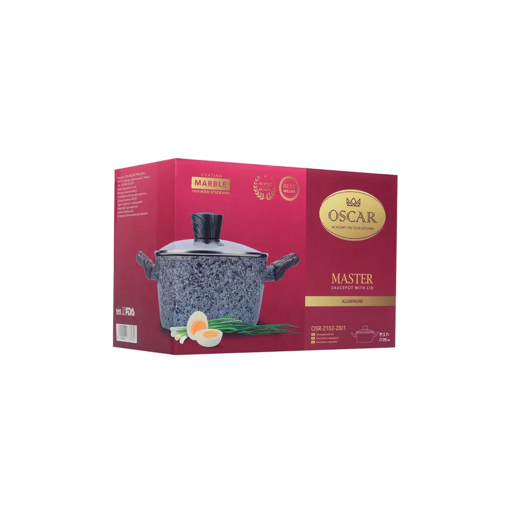 Каструля Oscar Master 3.7 л (OSR-2102-20/1) - зображення 4
