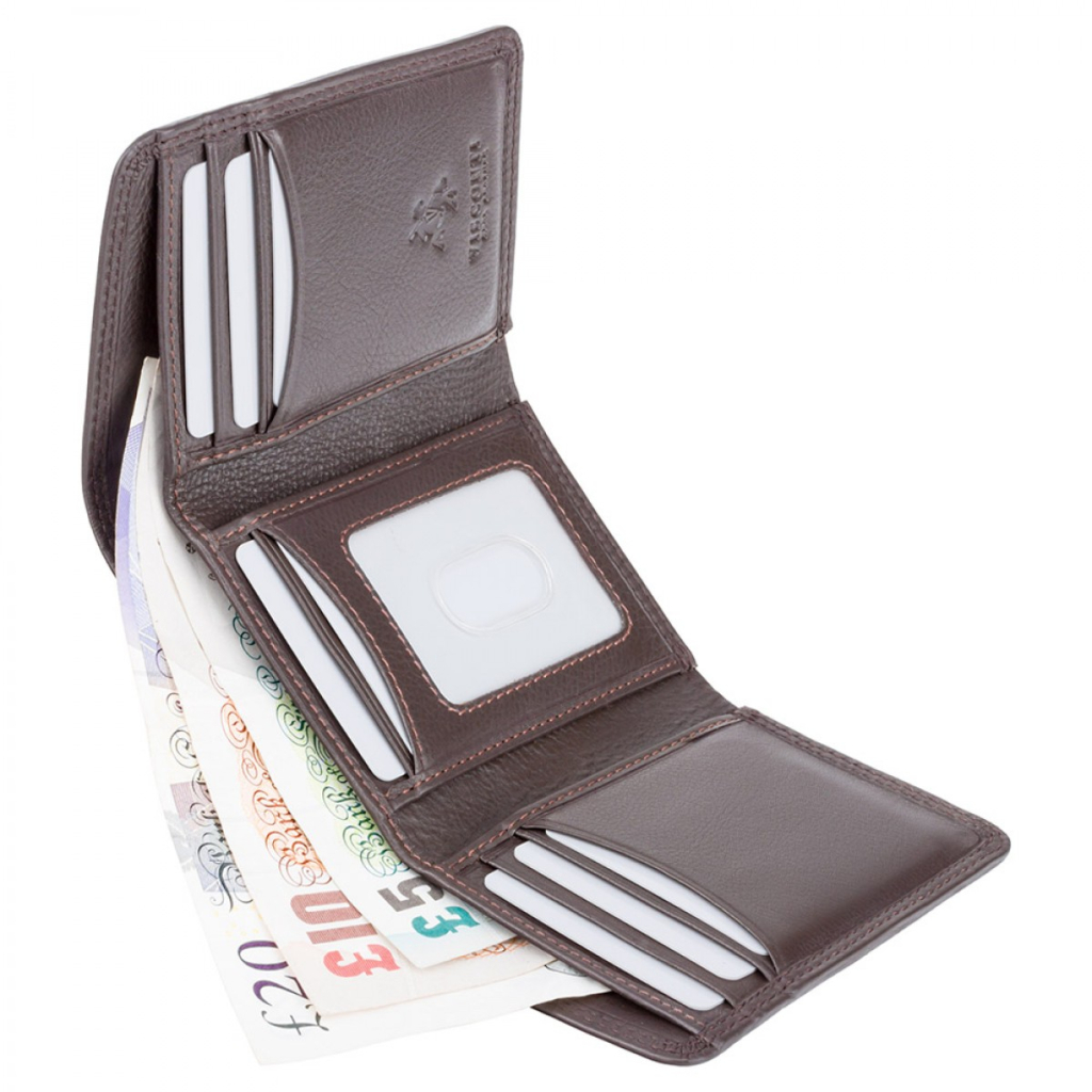 Гаманець Visconti HT18 Compton з RFID Chocolate (HT18 CHOC) - зображення 4