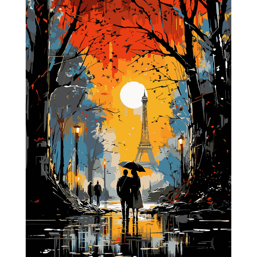 Картина по номерам Santi Побачення у Парижі 40 х 50 см (954864) - зображення 1