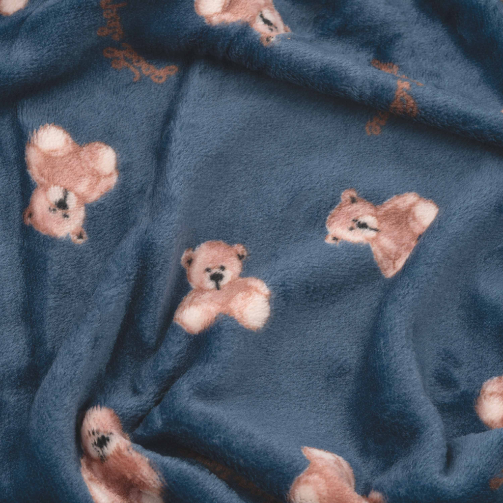 Плед Ardesto Flannel 100% поліестер, плюшеві ведмедики 160х200 см (ART0131PB) - зображення 4