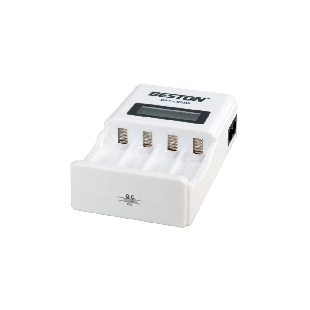 Зарядний пристрій для акумуляторів Beston BST-C903W 4slots for AA/AAA, Ni-MH/Ni-CD (AAB1850) - зображення 5