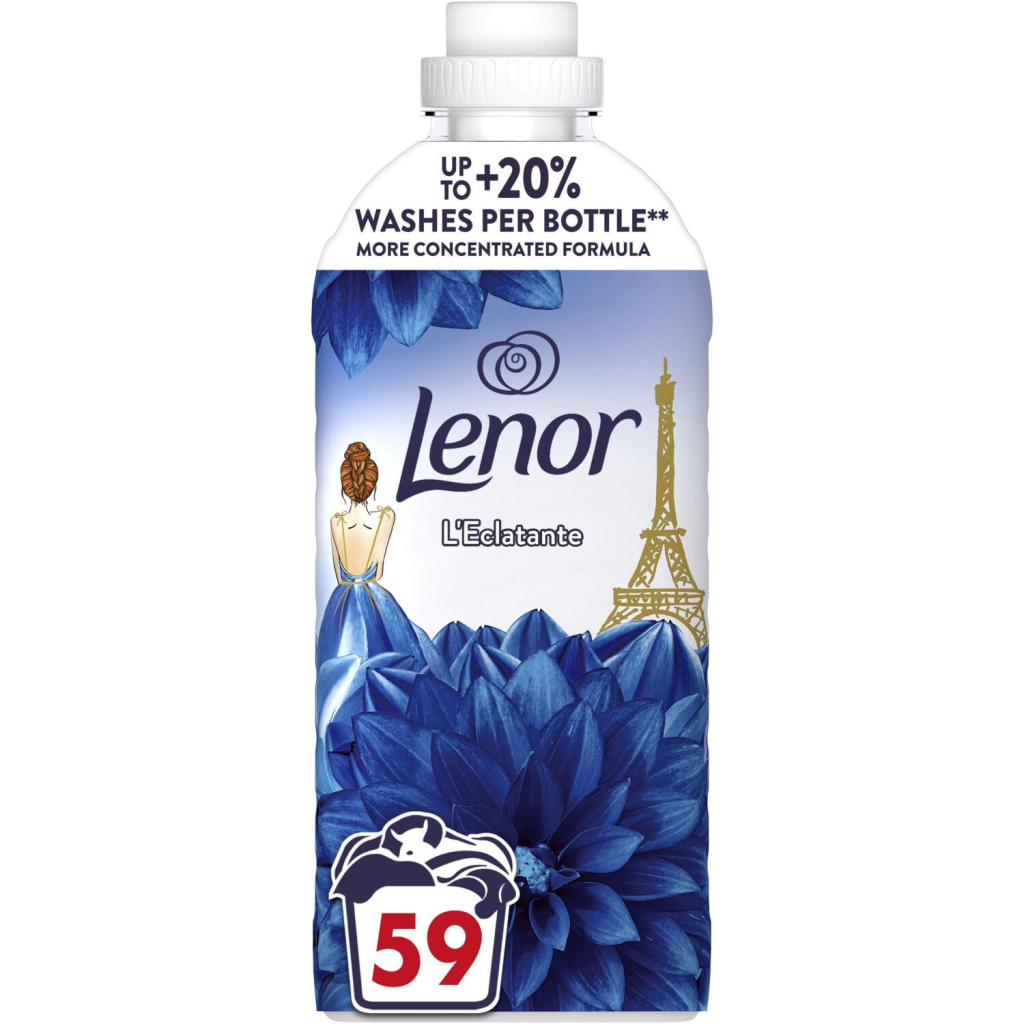 Кондиціонер для білизни Lenor Висока мода Осяйний 1.239 л (8700216723770) - изображение 1