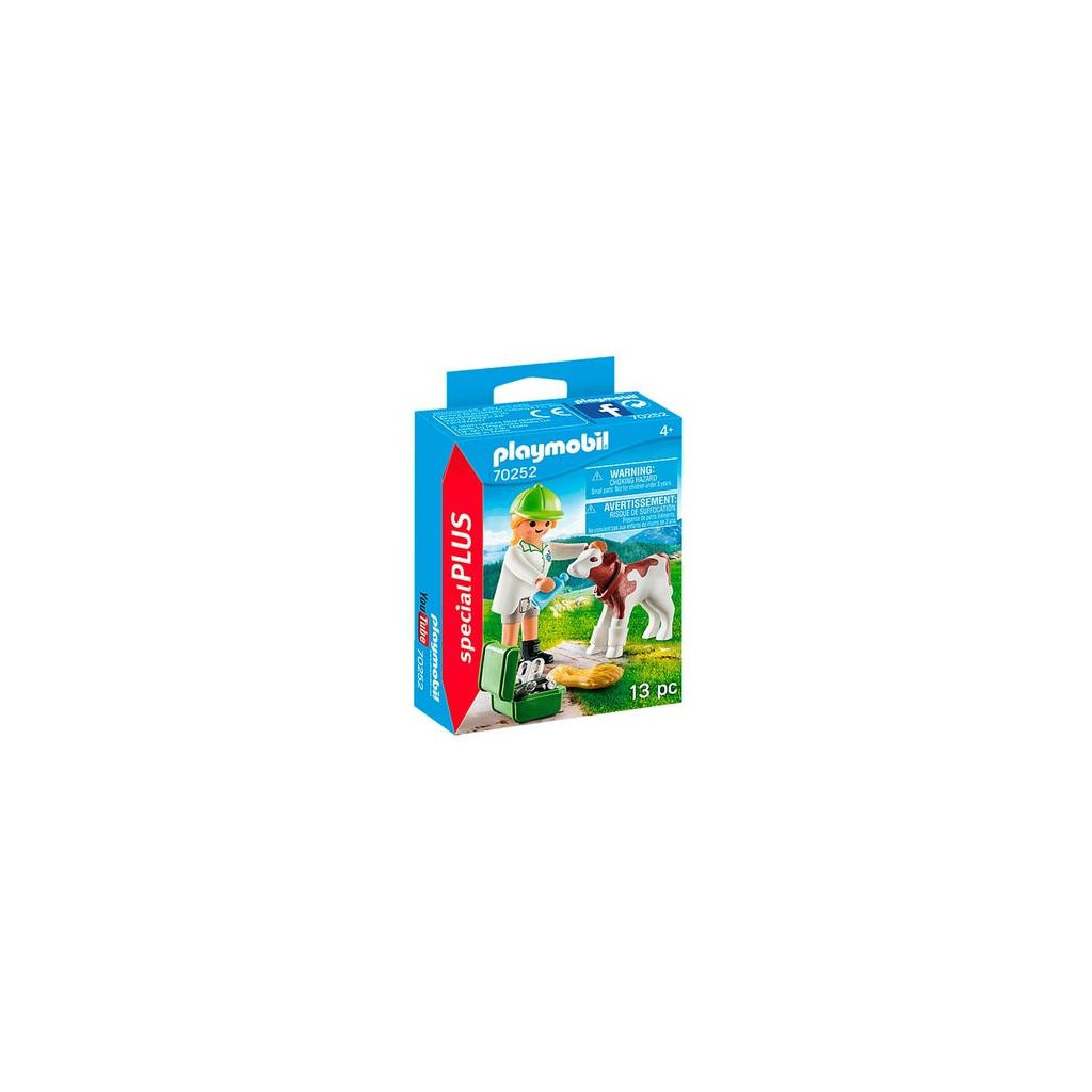 Конструктор Playmobil Special plus Ветеринар із телям (70252) - зображення 2