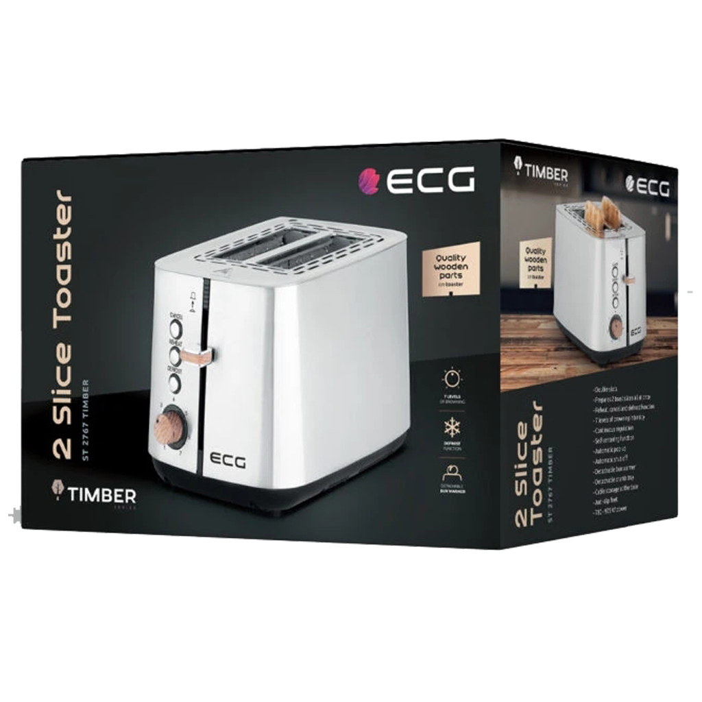 Тостер ECG ST 2767 Timber - изображение 11