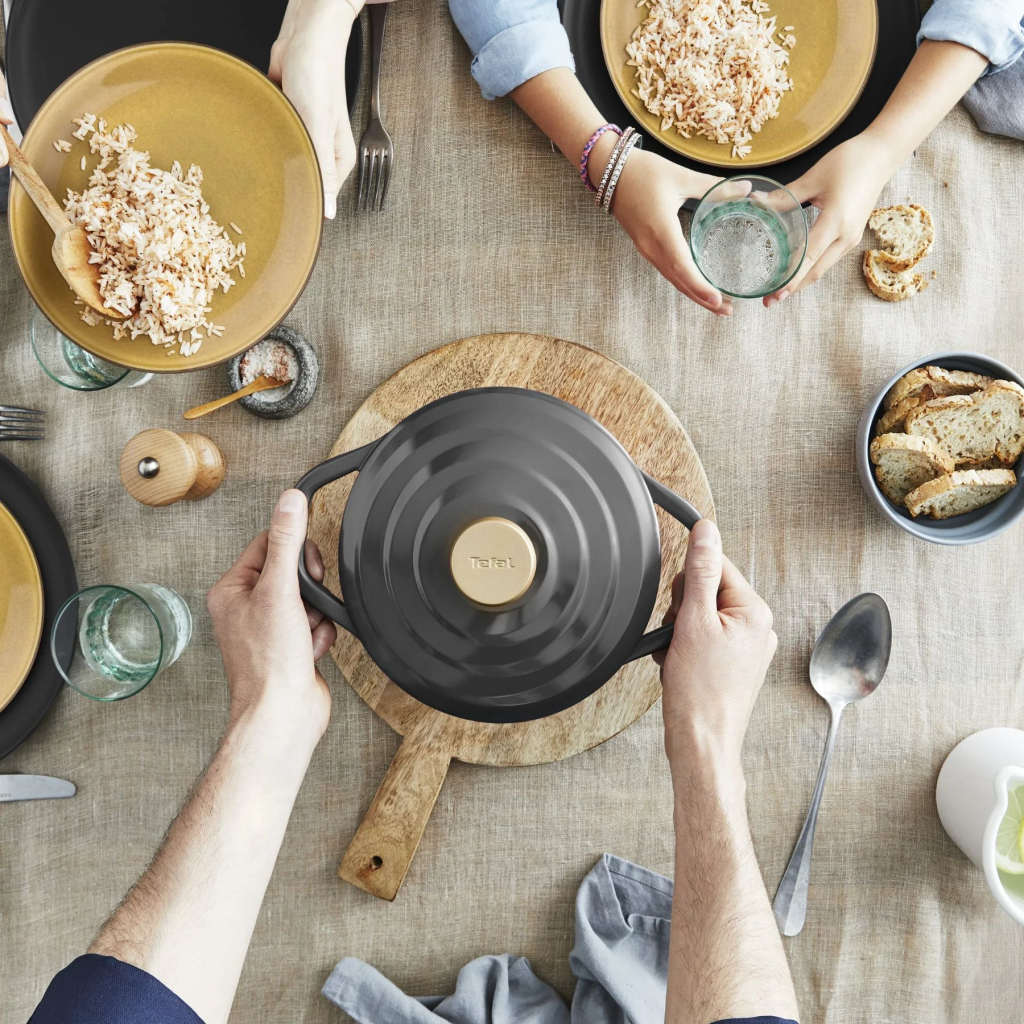 Каструля Tefal Air, з кришкою, 3.1л, алюміній, чорний (E2554404) - picture 11