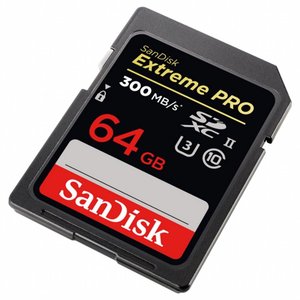Карта пам'яті SanDisk 64GB SDXC Extreme Pro UHS-II (SDSDXDK-064G-GN4IN) - зображення 2