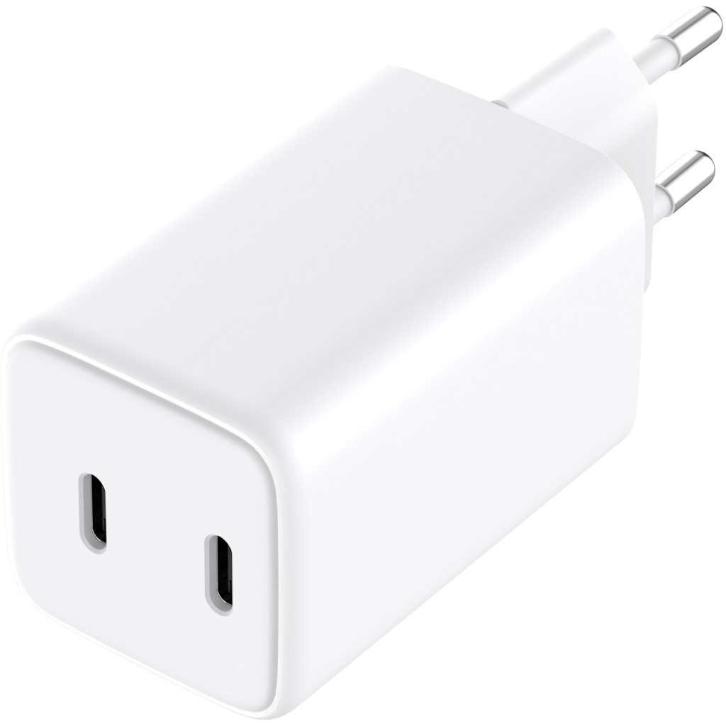 Зарядний пристрій Sandberg 2xUSB 65W (2xUSB-C) Gan III (441-56) - зображення 2