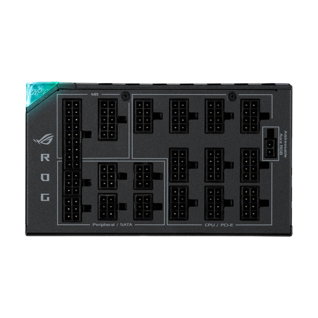 Блок живлення ASUS 1600W ROG THOR 80+ Titanium (90YE00K0-B0NA00) - изображение 4