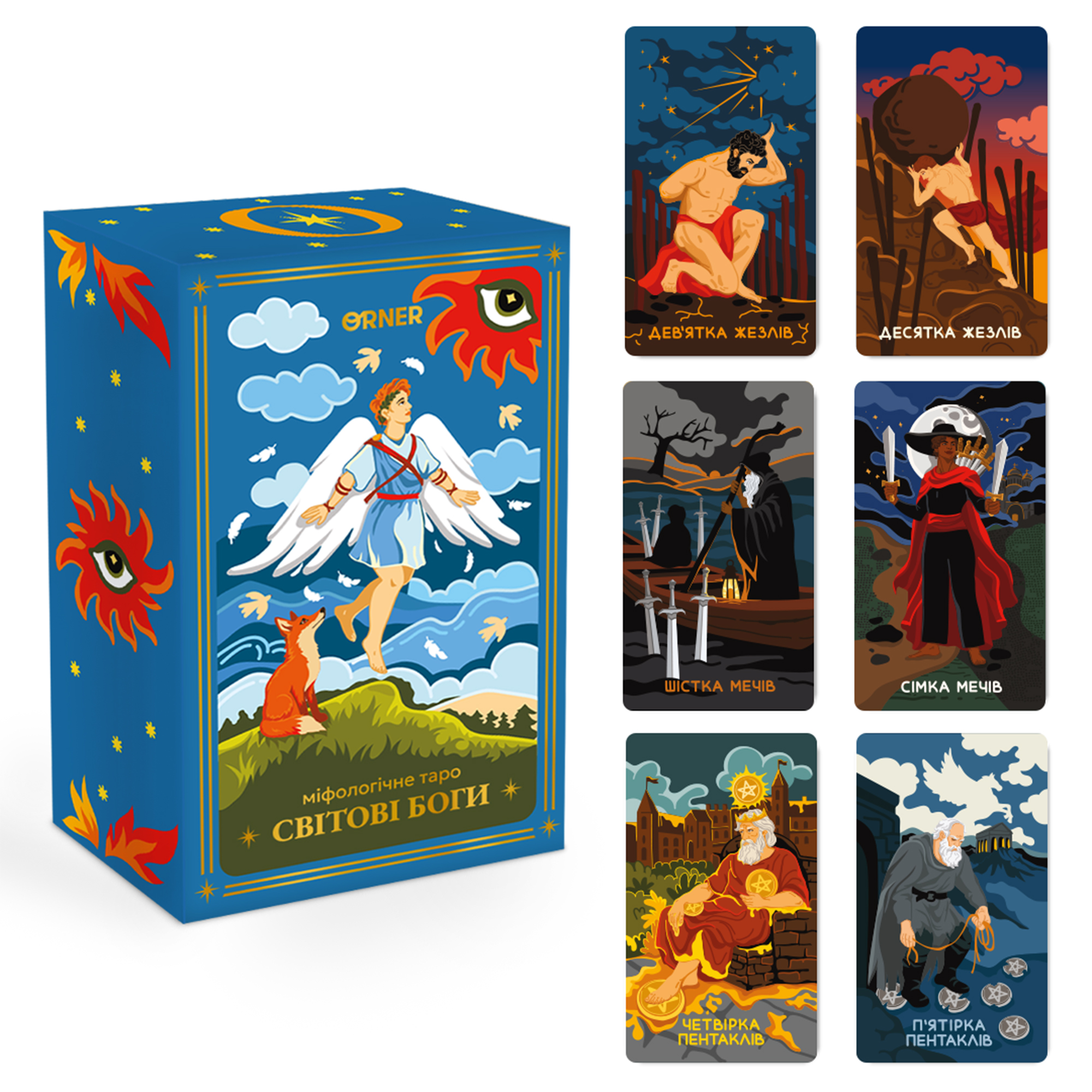 Карти Таро Orner Міфологічне Таро: Світові Боги (orner-3279) - зображення 2