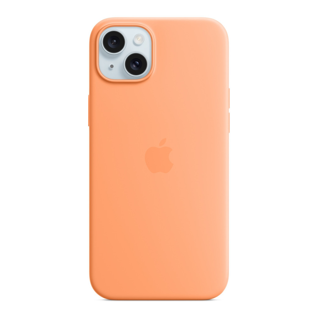 Чохол до мобільного телефона Apple iPhone 15 Plus Silicone Case with MagSafe Orange Sorbet (MT173ZM/A) - зображення 1