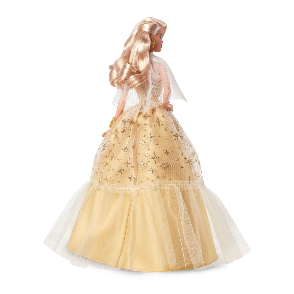 Лялька Barbie колекційна Святкова в розкішній золотистій сукні (HJX04) - зображення 3