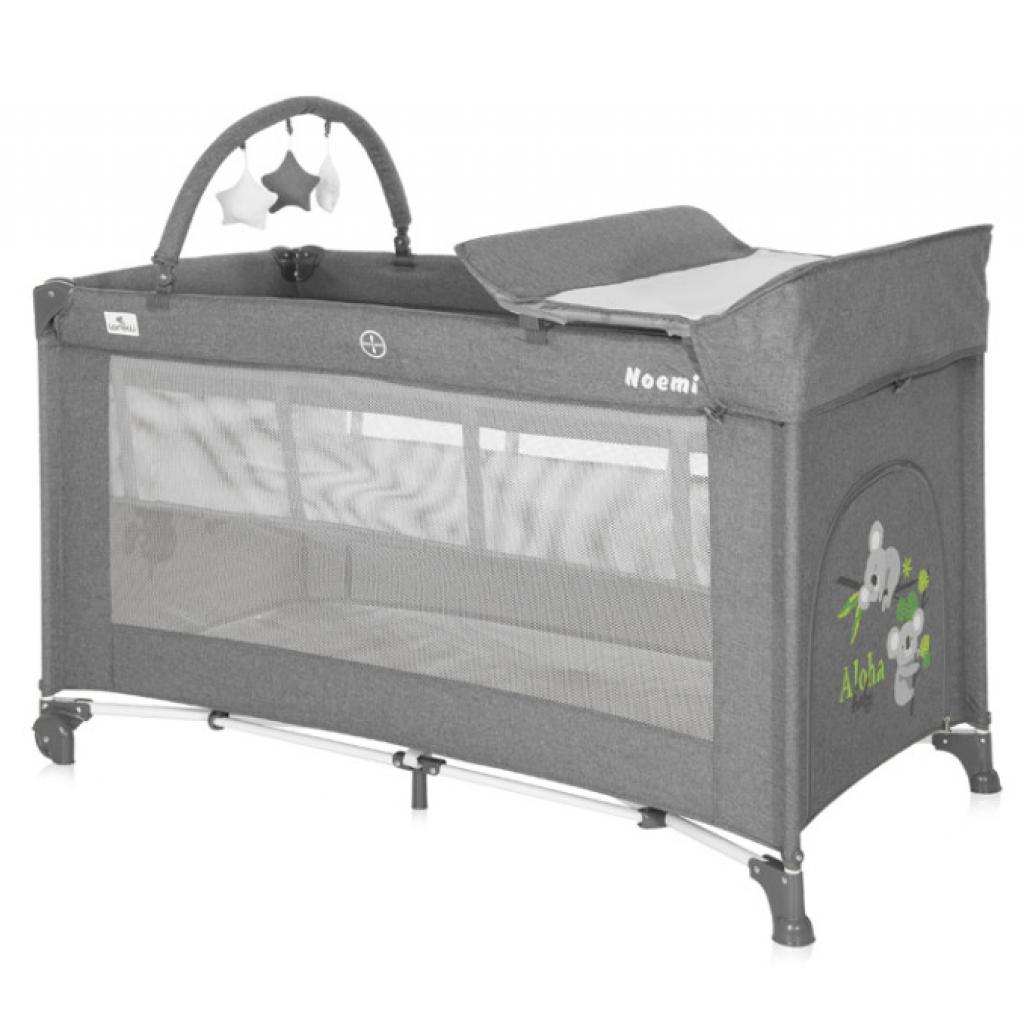 Дитячий манеж Lorelli NOEMI 2L+ grey koalas - зображення 1