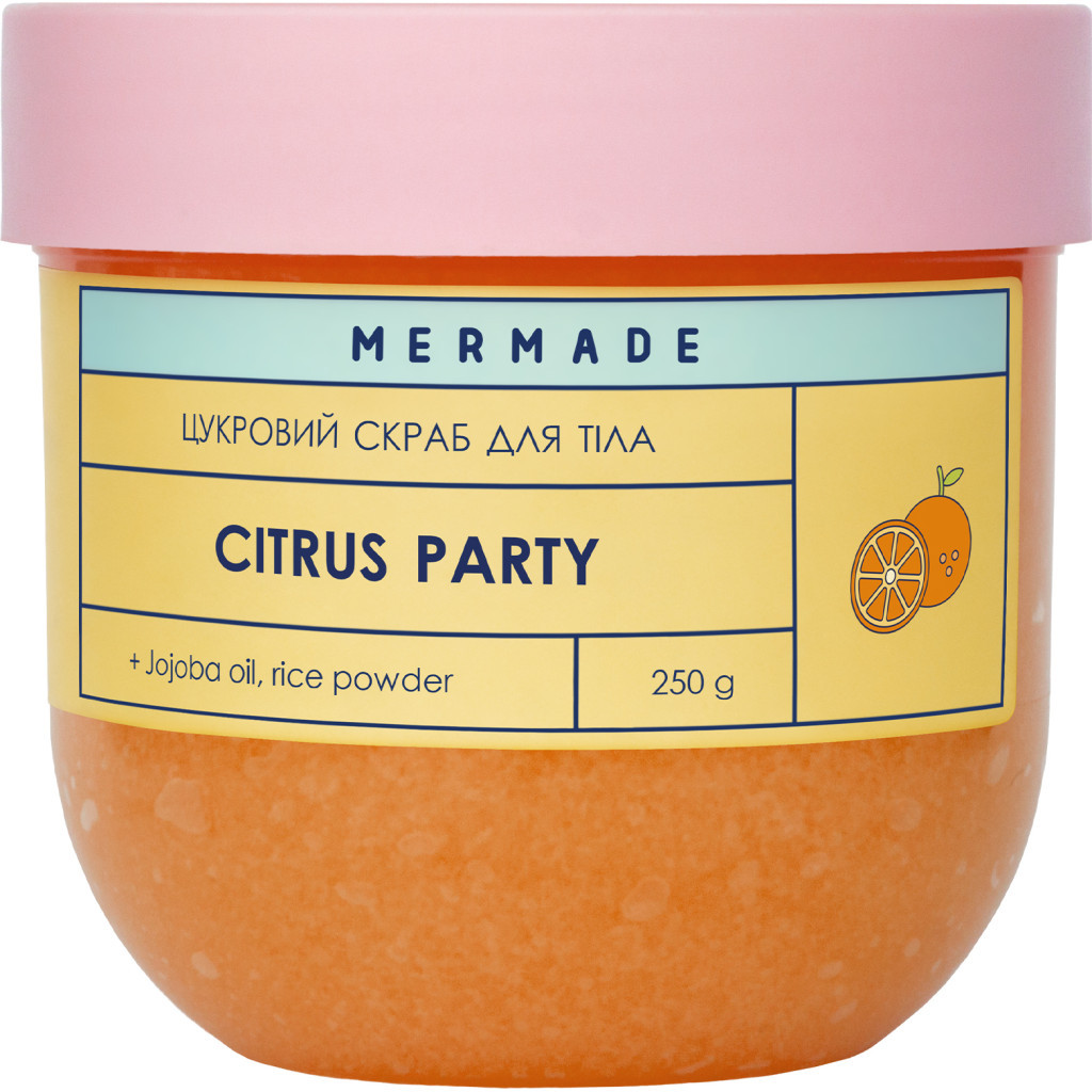 Скраб для тіла Mermade Citrus Party Цукровий 250 г (4820241303755) - зображення 1