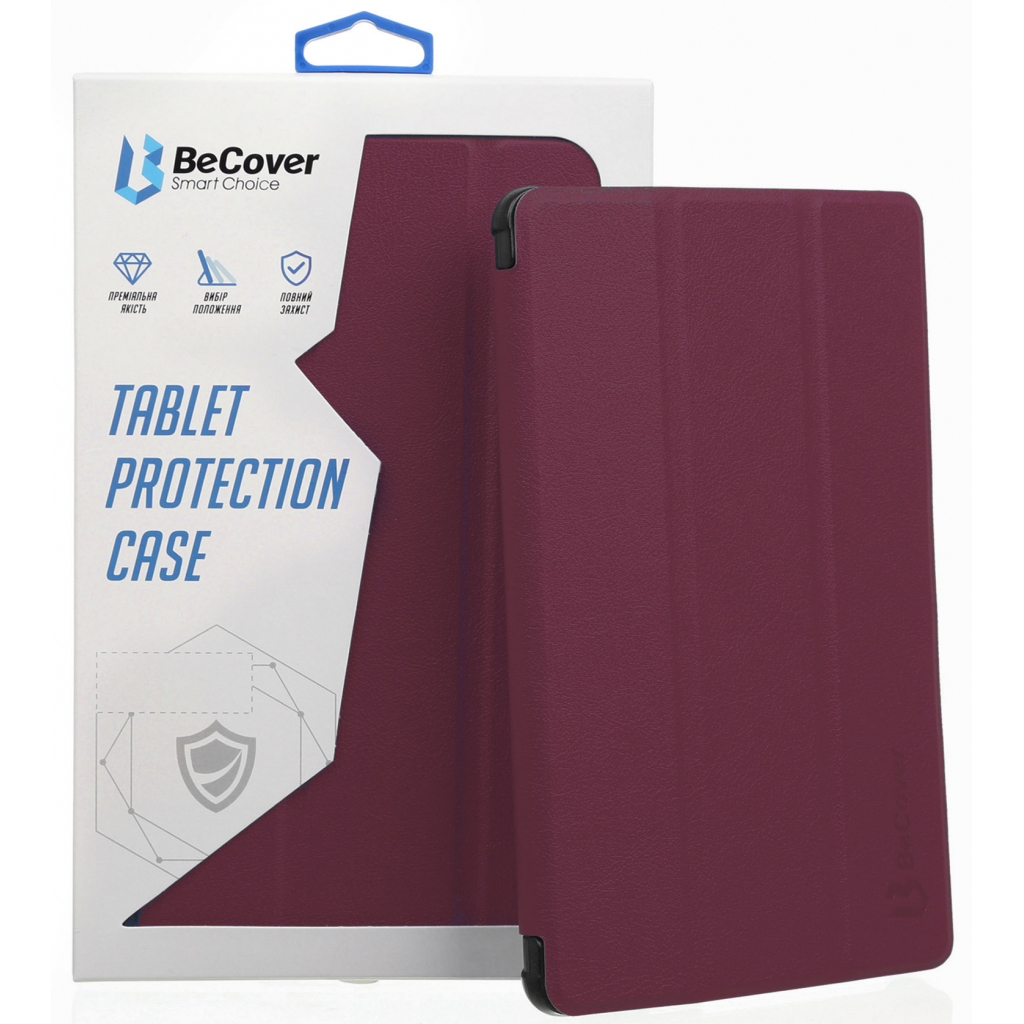 Чохол до планшета BeCover Smart Case Lenovo Tab P11 / P11 Plus Red wine (706095) - зображення 1