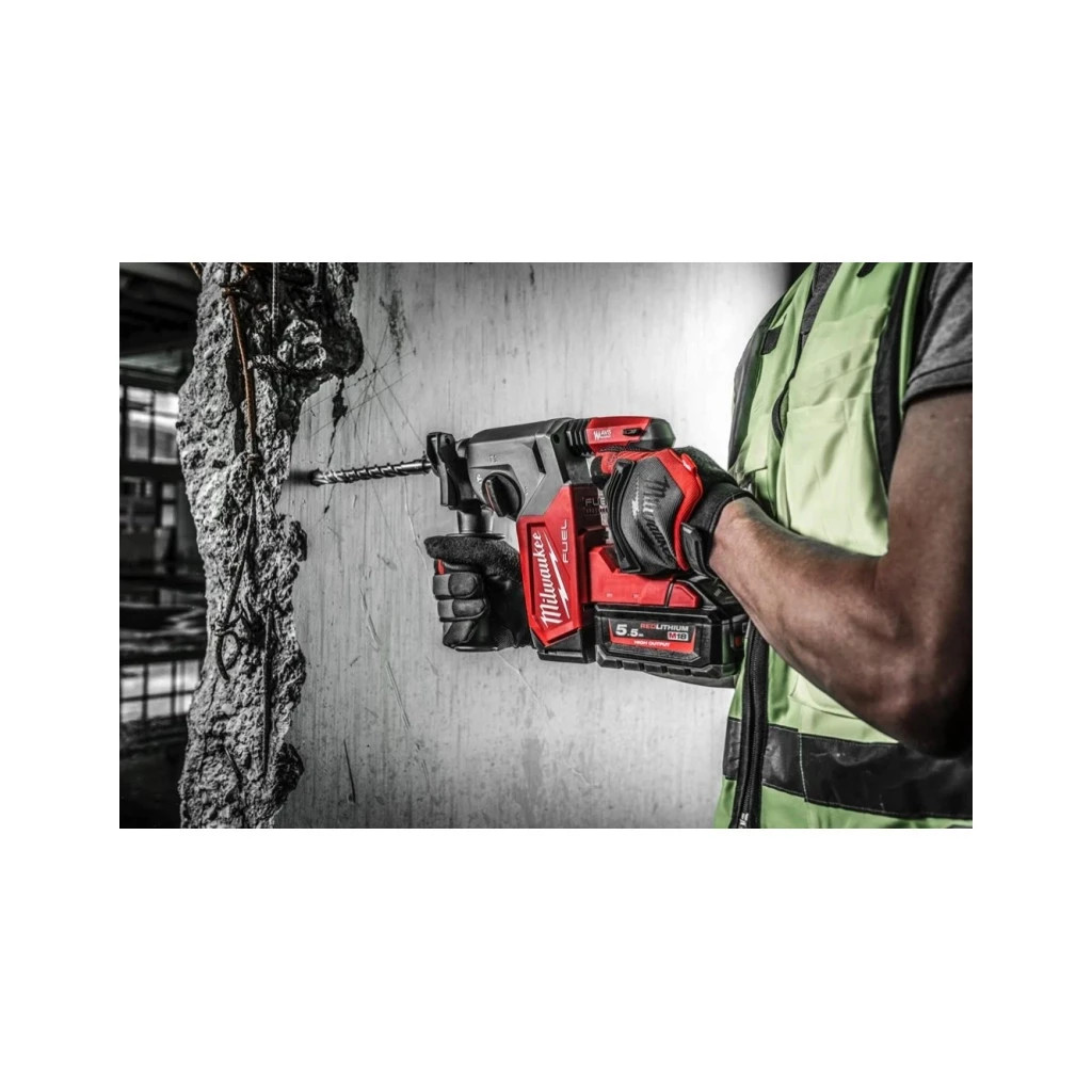 Перфоратор Milwaukee SDS PLUS M18 FH-0 (без АКБ та ЗП) (4933478499) - изображение 10