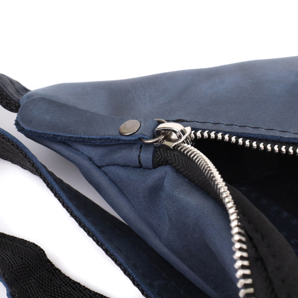 Сумка Shvigel З натуральної шкіри Синя (23141) - зображення 7