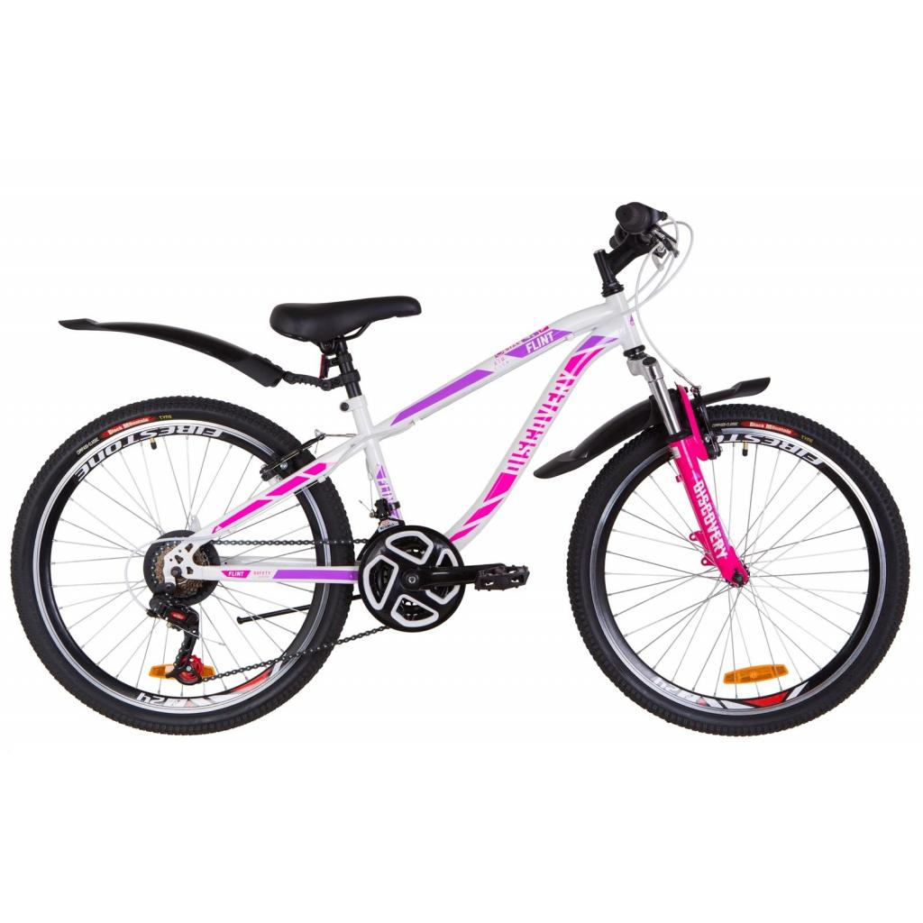 Велосипед Discovery 24" FLINT AM Vbr рама-13" 2019 біло-малиновий (OPS-DIS-24-119) - зображення 1