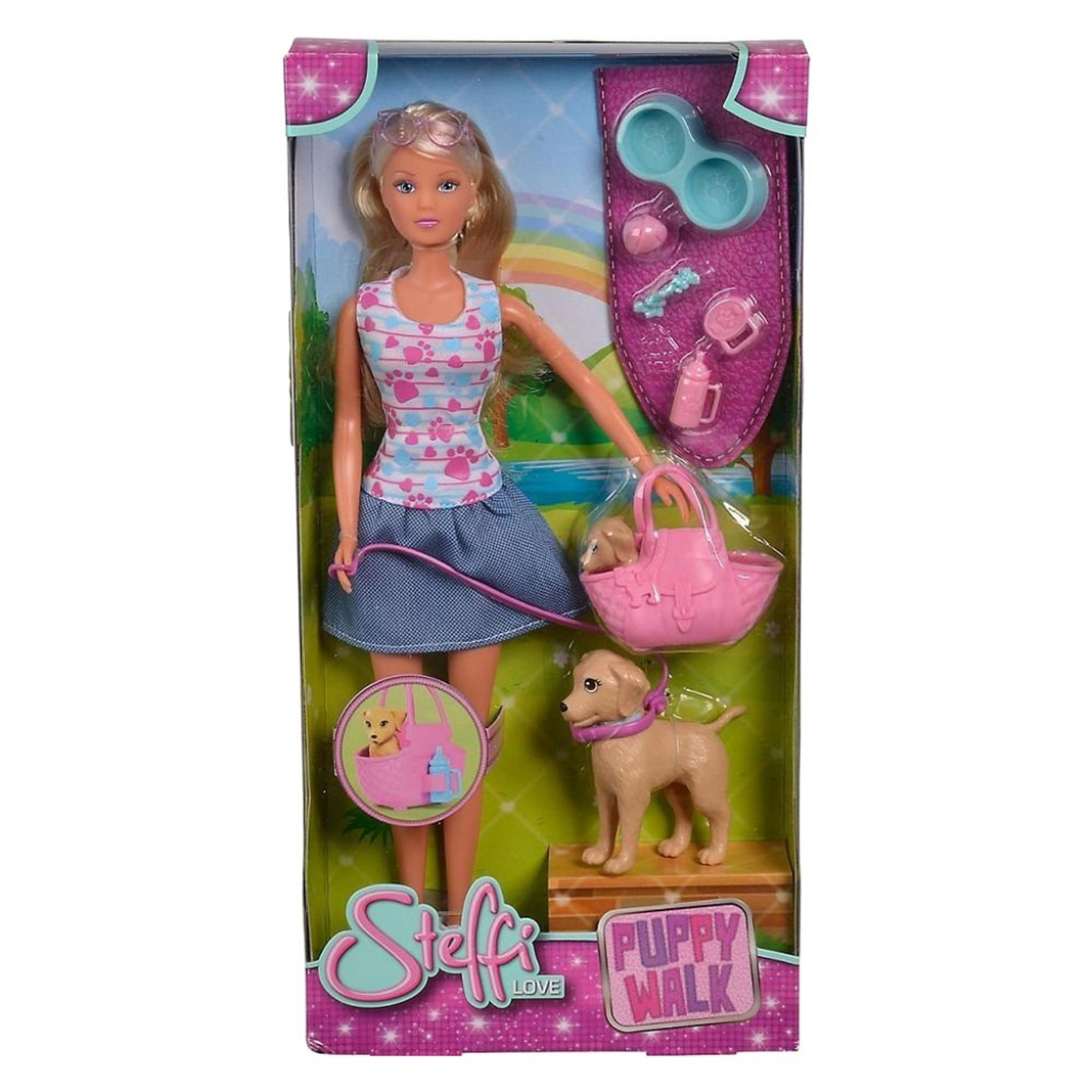 Лялька Simba Штеффі Прогулянка сімейки улюбленців з аксесуарами (5733310) - зображення 2