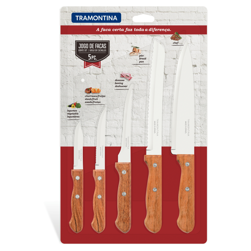 Набір ножів Tramontina Dynamic 5 шт (22399/082) - зображення 2