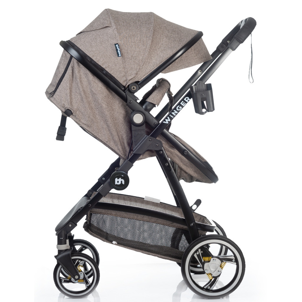 Коляска BabyHit Winger Brown трансформер (73554) - зображення 4