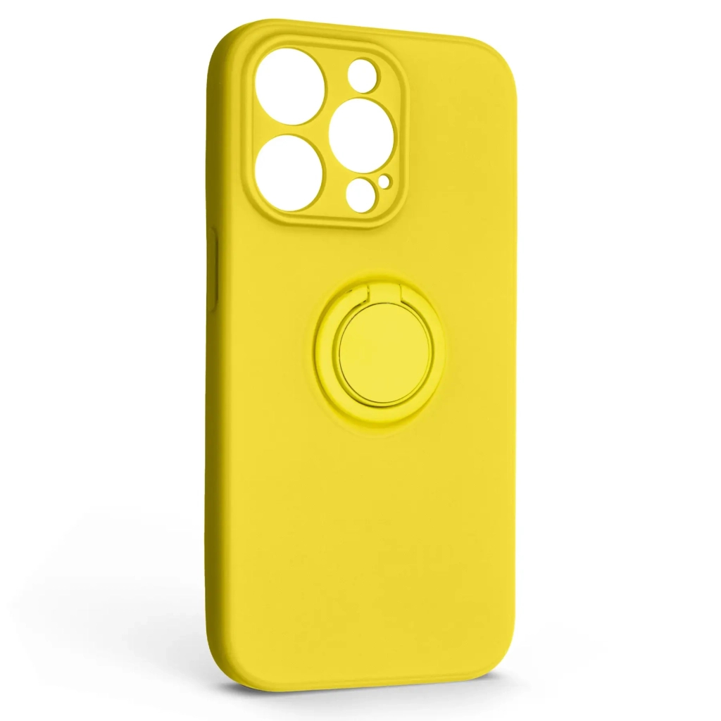 Чохол до мобільного телефона Armorstandart Icon Ring Apple iPhone 14 Pro Yellow (ARM68711) - зображення 1