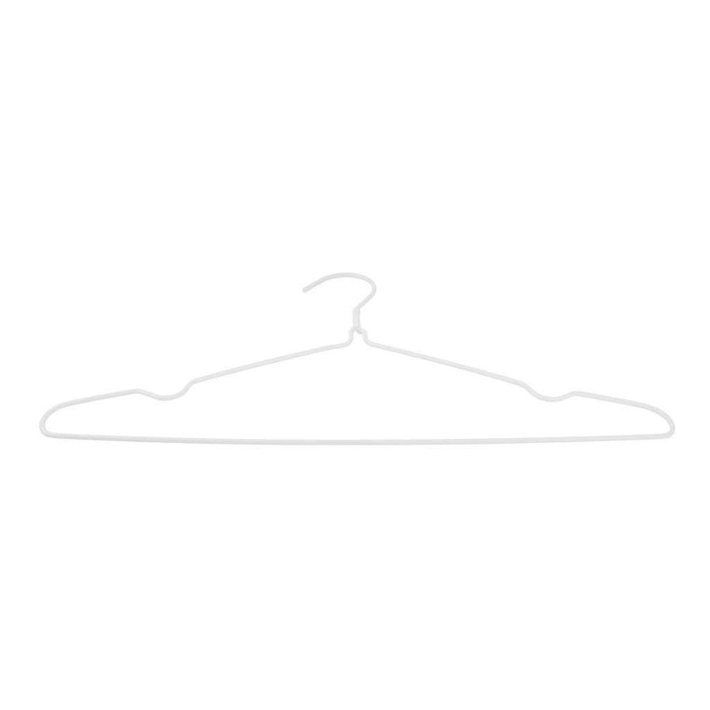 Плічка Idea Home Металеві в силіконі Білі 39.4 х 21 х 0.3 см 8 шт. (6707236) - зображення 4