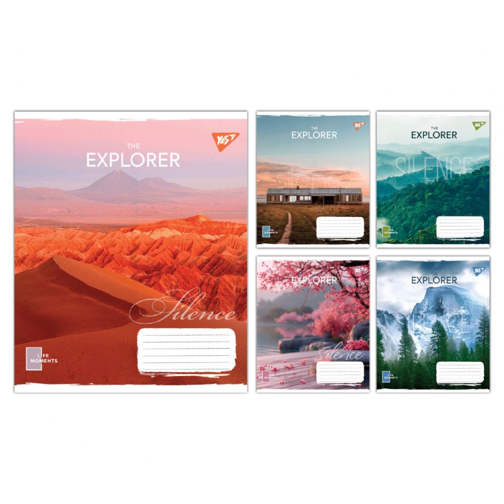 Зошит Yes The Explorer А5 96 аркушів лінія (767860) - зображення 1