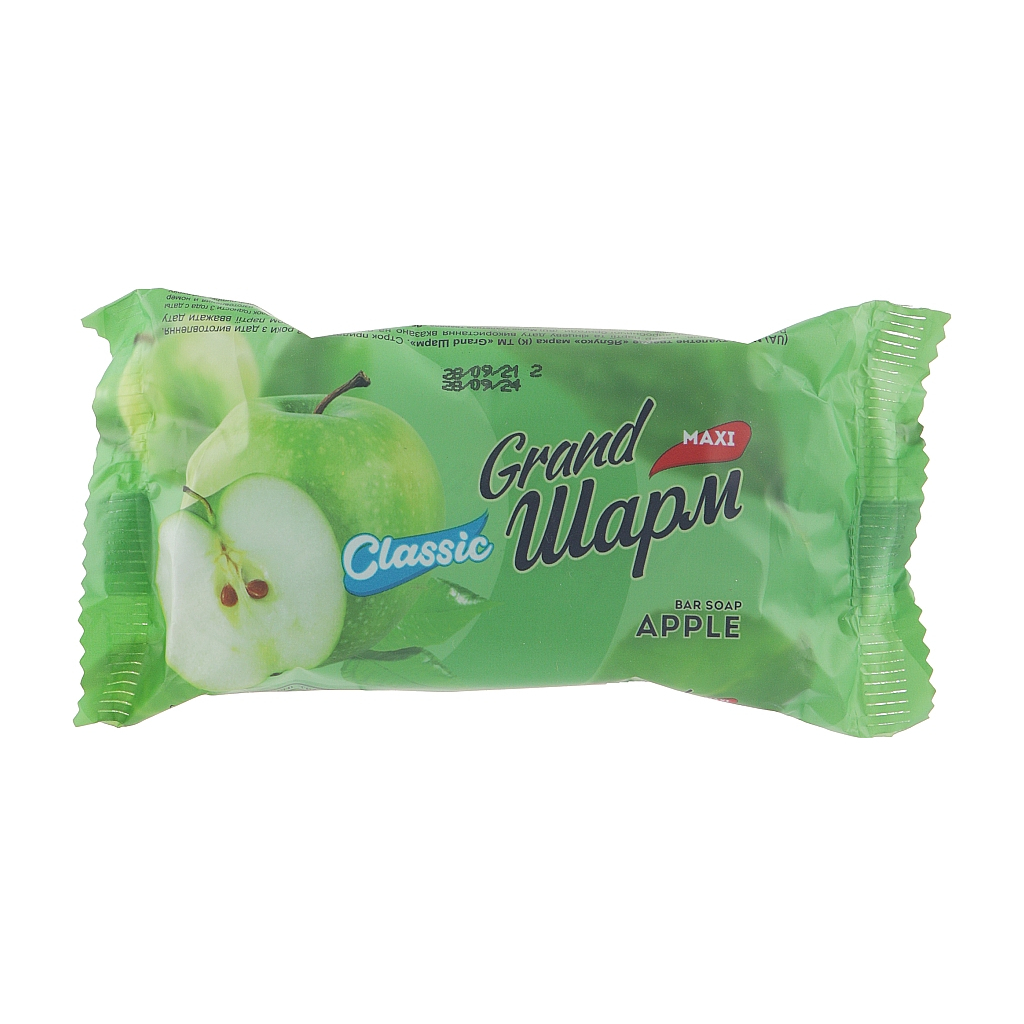 Тверде мило Grand Шарм Яблуко 125 г (4820195507186) - зображення 1