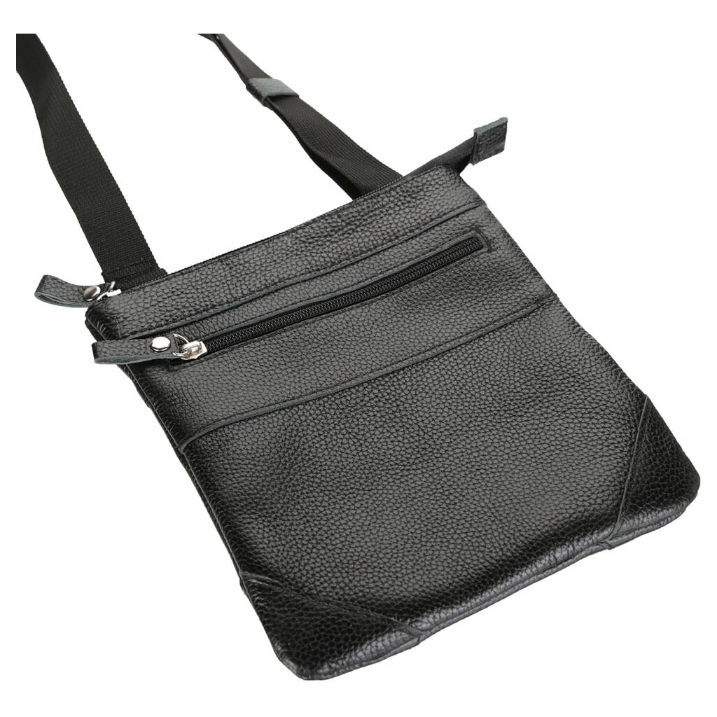 Сумка Shvigel Шкіряна Чорна (11025) - зображення 9