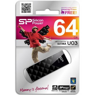 USB флеш накопичувач Silicon Power 64GB Ultima U03 USB 2.0 (SP064GBUF2U03V1K) - зображення 4