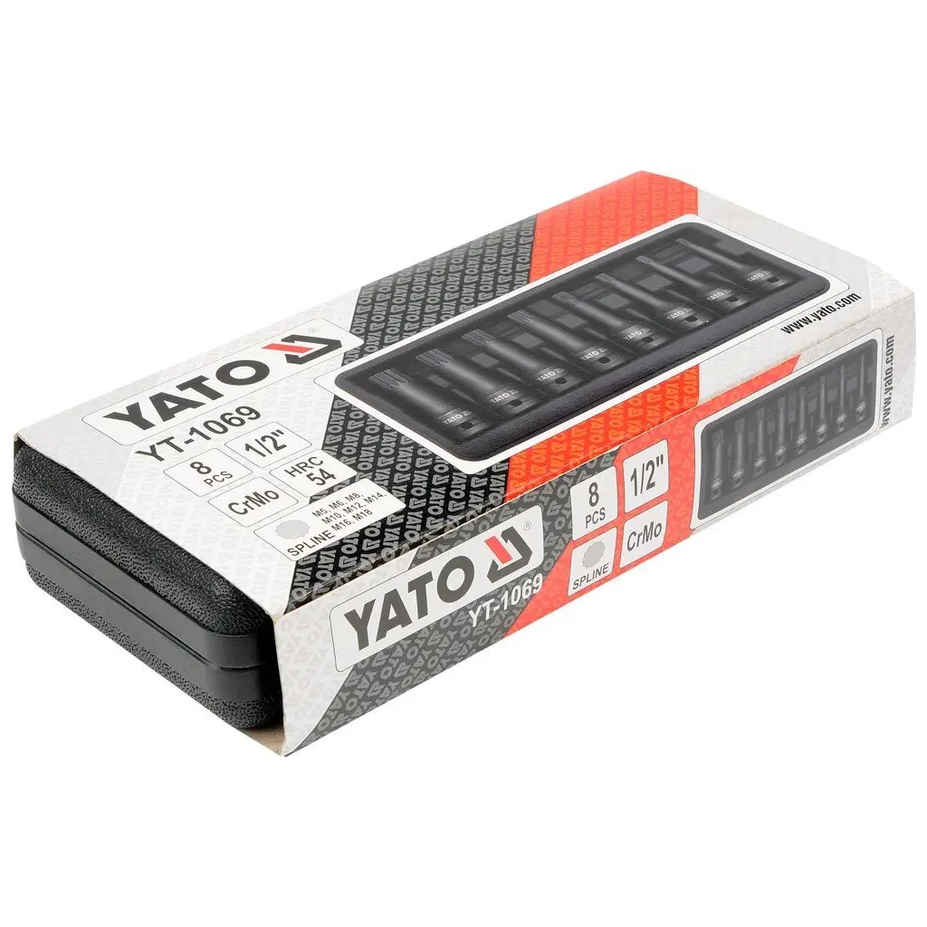 Набір торцевих головок Yato YT-1069 - picture 2