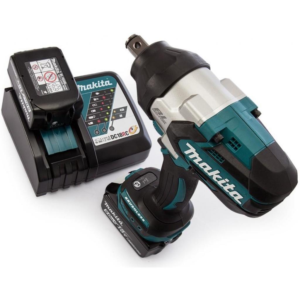 Гайковерт Makita LXT, 5Аг х 2шт, Makpac, 1050Нм, 3/4" (DTW1001RTJ) - зображення 8