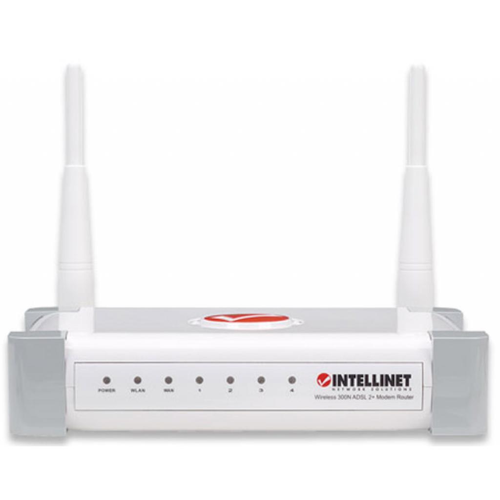 Маршрутизатор Intellinet 300N ADSL2+ Modem Router - зображення 2