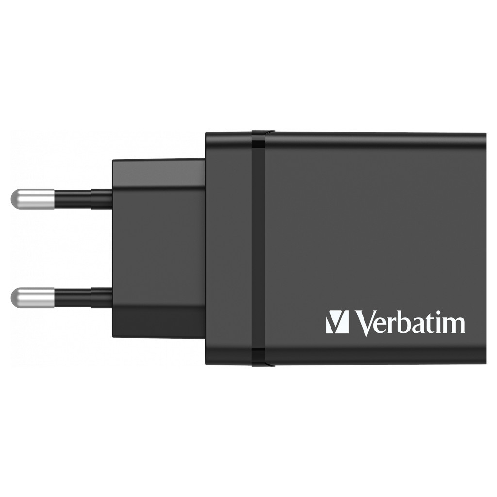 Зарядний пристрій Verbatim USB 30W PD3.0 4-ports black (49700) - зображення 5