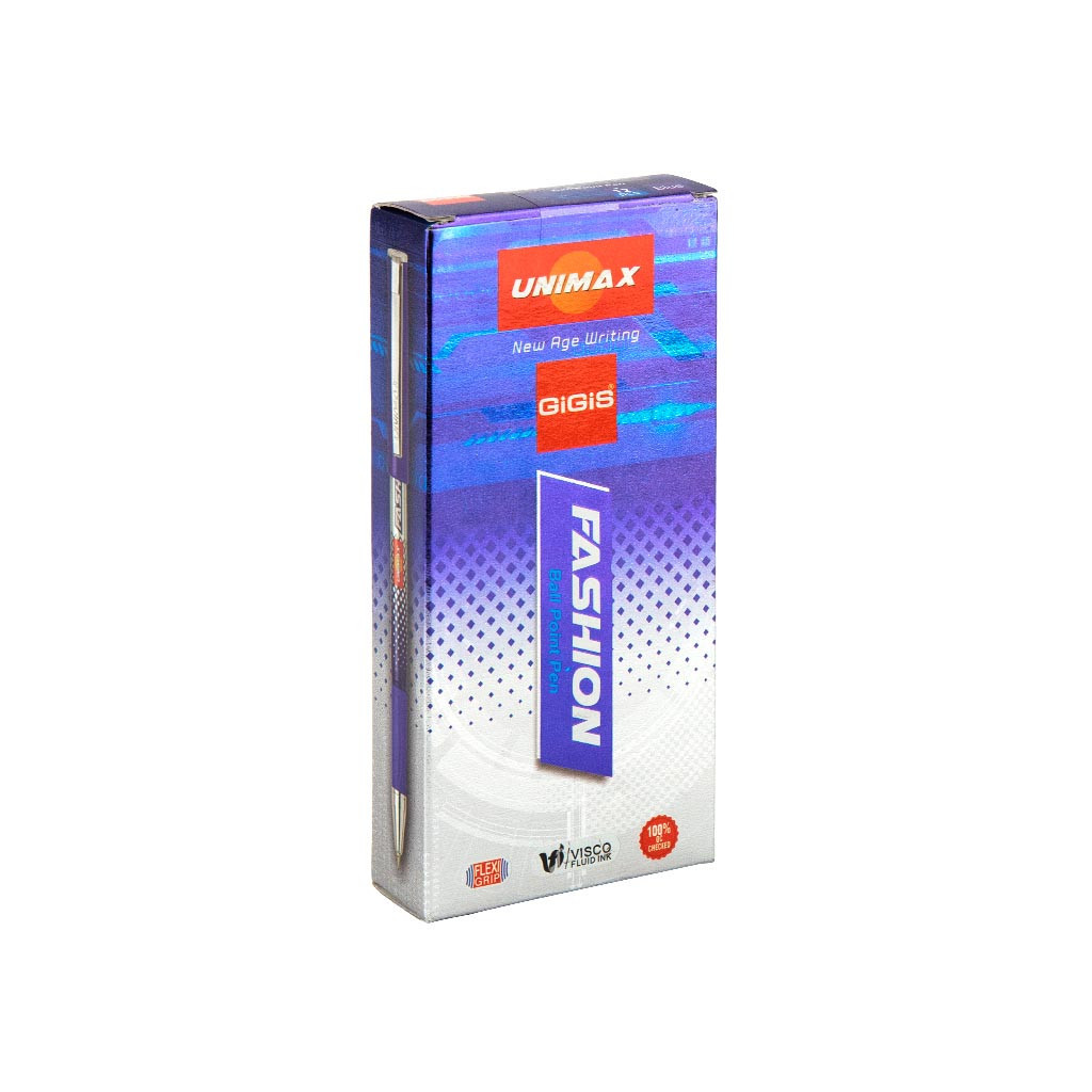 Ручка кулькова Unimax Fashion, синя (UX-121-02) - зображення 3