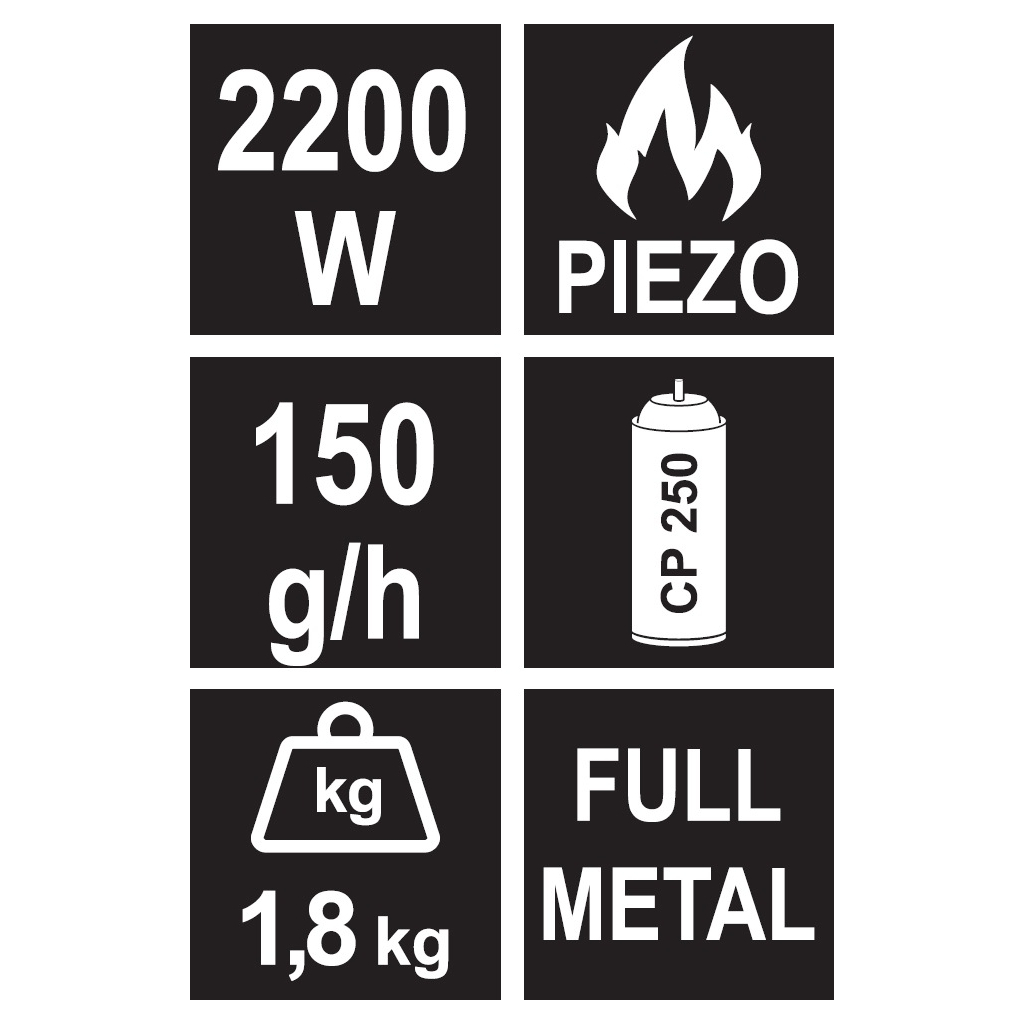 Портативна газова плитка Cattara Cooker Traveler (13598) - зображення 8