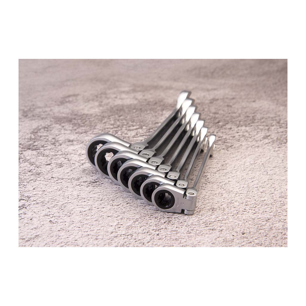 Ключ KING TONY комбінований з тріскачкою 12 шт. (13012MR) - зображення 5