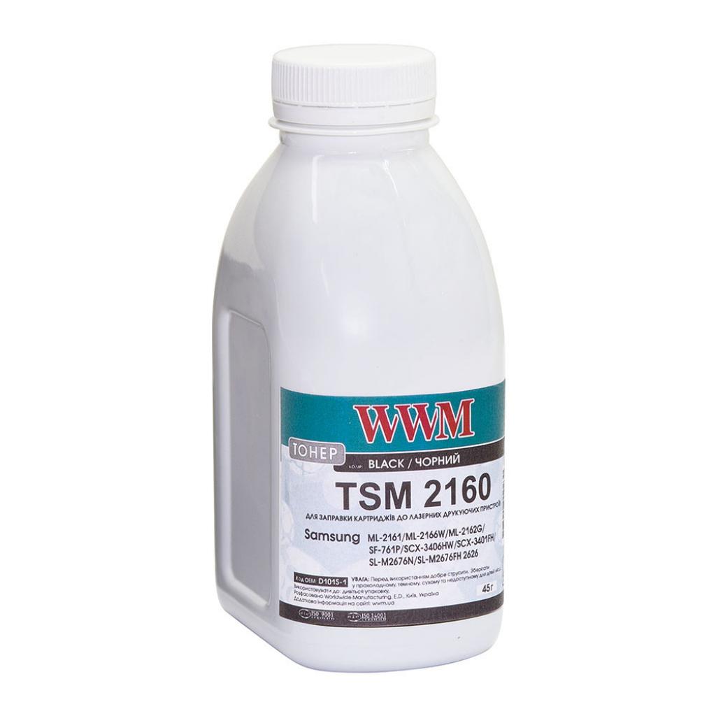 Тонер WWM Samsung ML-2160/2165/SCX-3400, 45г Black (D101S-1) - зображення 1