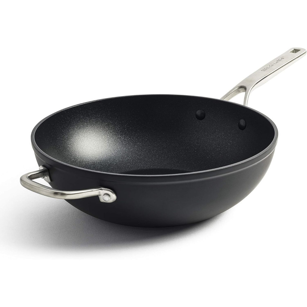 Сковорода KitchenAid Wok FHA 30 см з керамічним покриттям (CC005696-001) - зображення 1