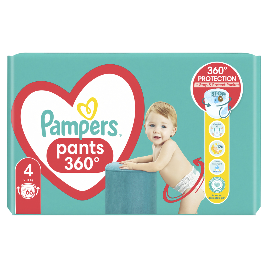 Підгузки Pampers трусики Maxi Pants Розмір 4 (9-15 кг) 66 шт (8006540069080) - зображення 2