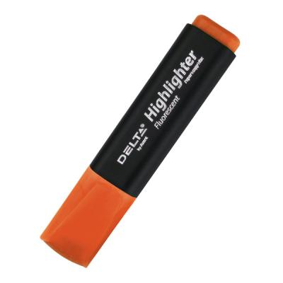 Маркер Delta by Axent Highlighter D2501, 2-4 мм, chisel tip, orange (D2501-12) - зображення 1