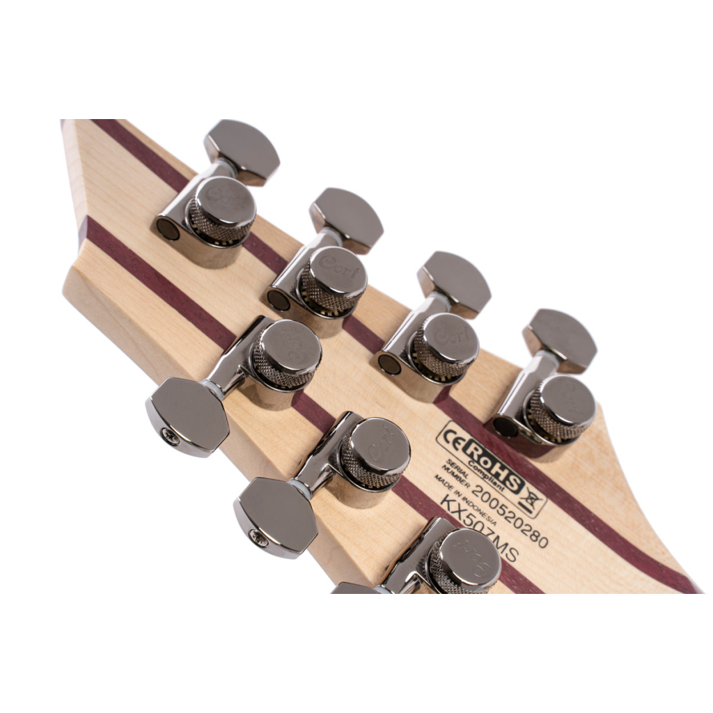 Електрогітара Cort KX507 Multi Scale Star Dust Black - зображення 6